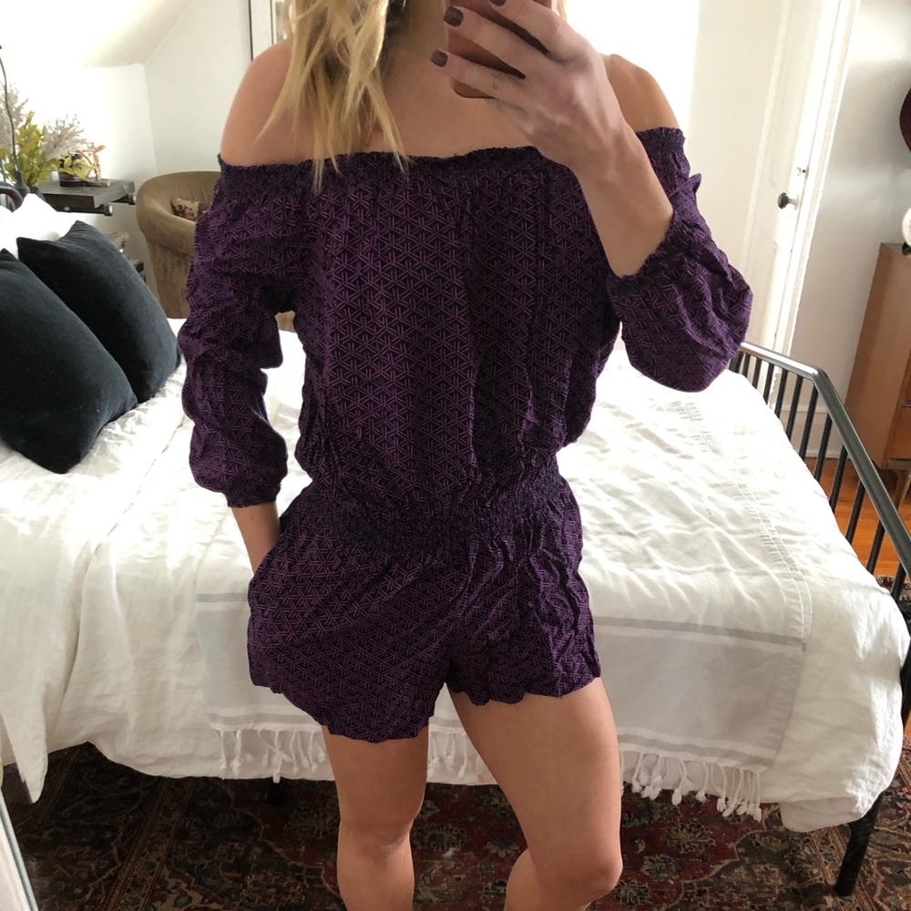 Off Shoulder Romper